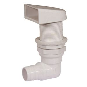 SCOOP TYPE FITTING 1 INCH BSP - 19MM ID HOSE 90 deg Fitting (click for enlarged image)